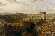 David Roberts Edinburgh from the Calton Hill china oil painting artist